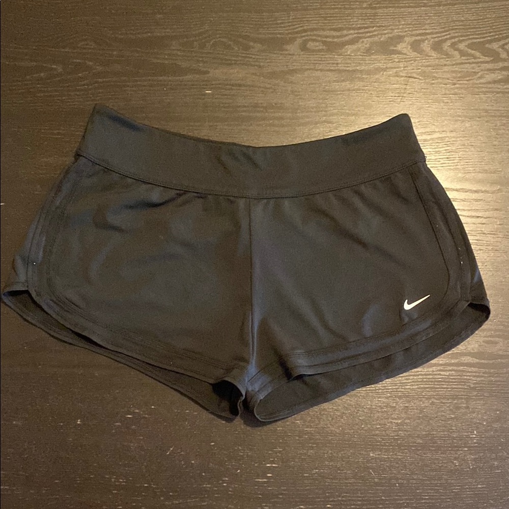 Nike Black Athletic Shorts Lightweight Elastic Waist